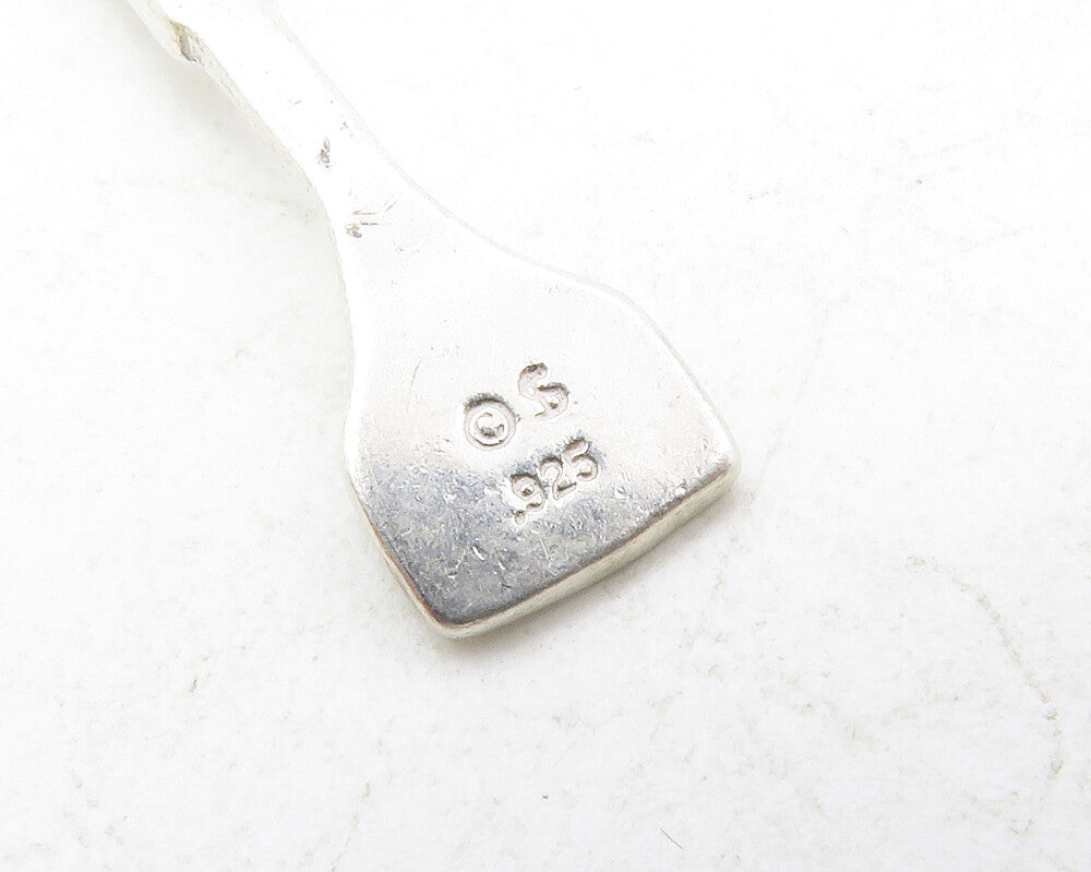 SHUBE 925 Silver  Vintage Shiny Petite Spatula Cooking Motif Pendant  PT10179