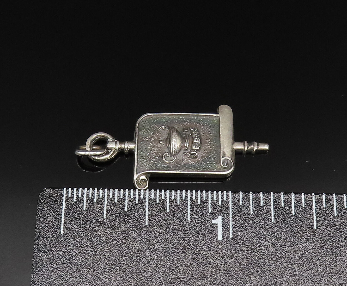 925 Sterling Silver  Vintage Antique 1966 J.E.B.H.S Teapot Pendant  PT20925