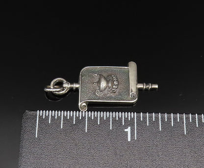 925 Sterling Silver  Vintage Antique 1966 J.E.B.H.S Teapot Pendant  PT20925