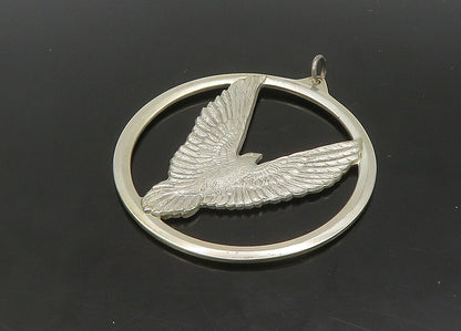 WALLACE 925 Silver  Vintage Peace On Earth Good Will Dove Pendant  PT18860