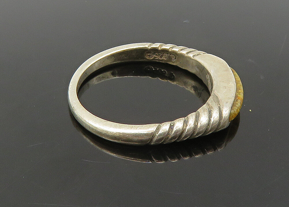 CAROLYN POLLACK 925 Sterling Silver Vintage Jasper Dome Band Ring Sz 6 RG21312