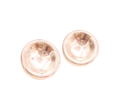 RLM STUDIO 925 Silver Vintage Reverse Dome Bowl Shaped Earrings EG12441