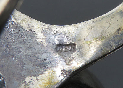 925 Sterling Silver  Vintage Skeleton Head Large Biker Ring Sz 12  RG23254