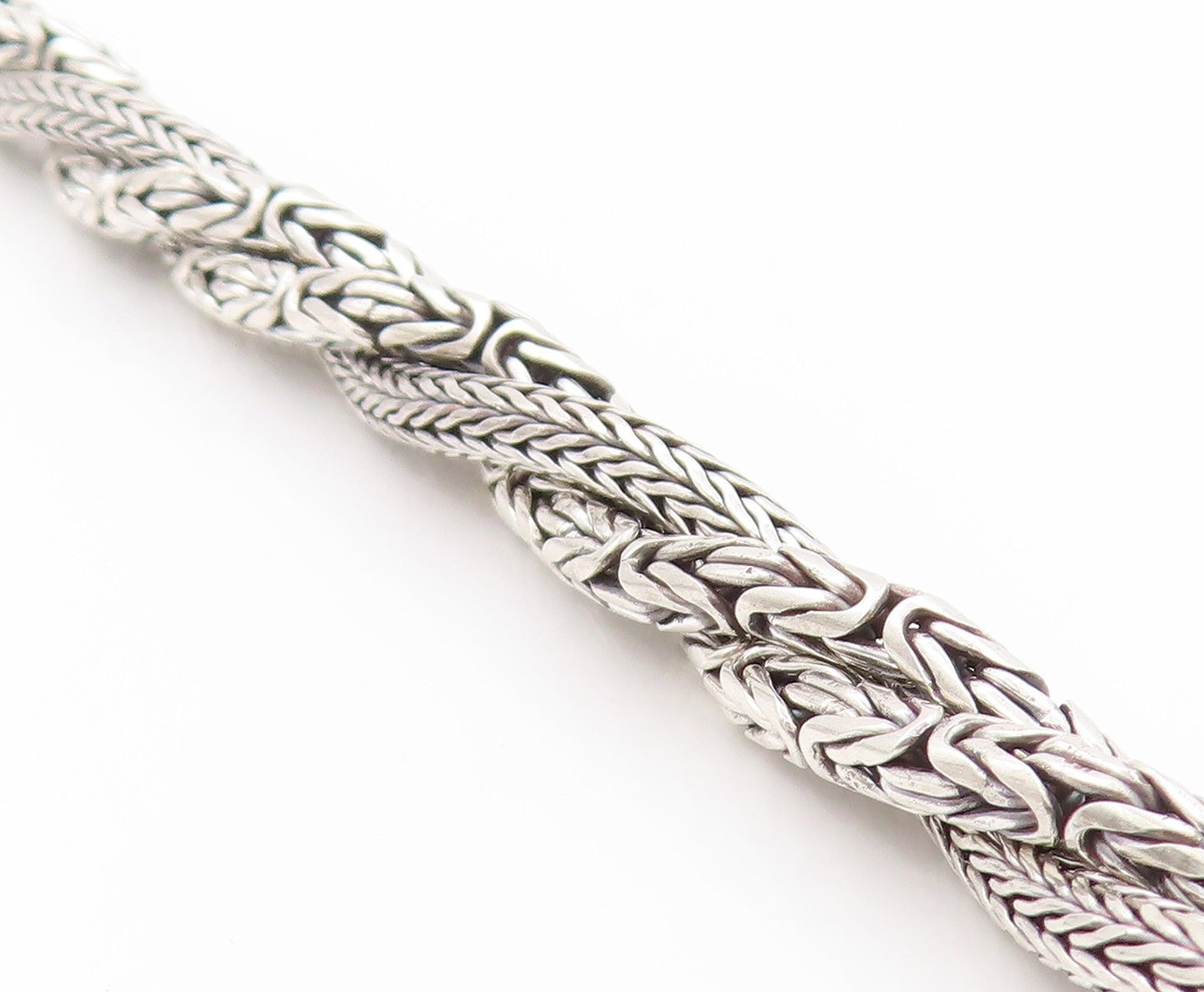 925 Sterling Silver Vintage Necklace SAMUEL BENHAM Twisted Multi Strand  NE4549