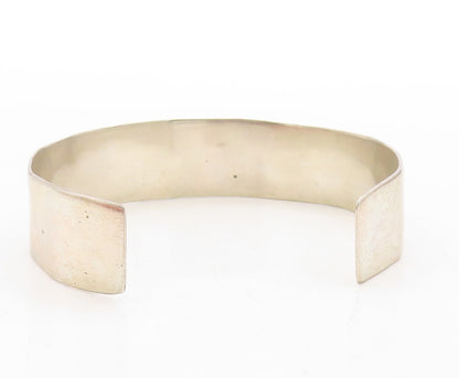 925 Sterling Silver Vintage Bracelet Minimalist STRONG Etched Cuff  BT10977