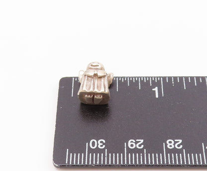 PANDORA 925 Sterling Silver  Vintage Shiny Petite Angel Slide Pendant  PT18577