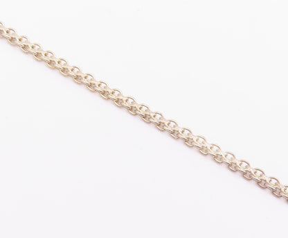 925 Sterling Silver Vintage Necklace Intricate Etched Droplet Choker  NE4738