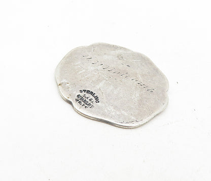 925 Sterling Silver  Vintage Antique Carteret Club New Jersey Medallion TR1358