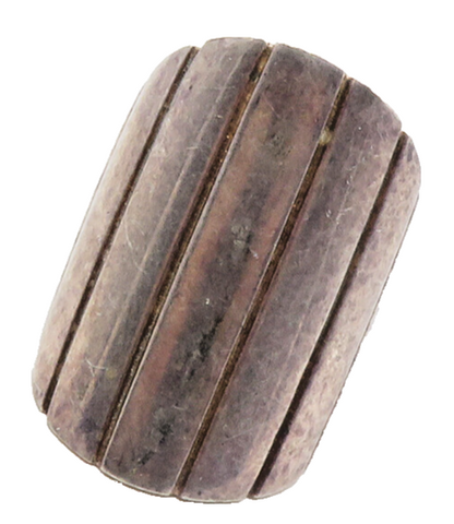 925 Sterling Silver  Vintage Dark Tone Full Finger Band Ring Sz 7  RG13813