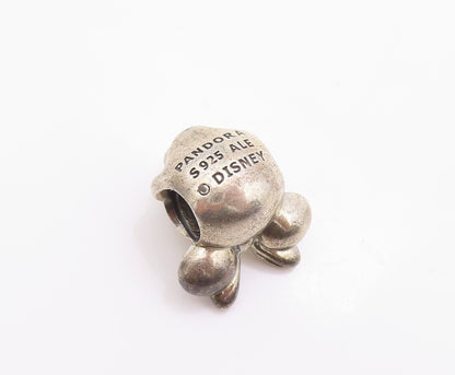 925 Sterling Silver Vintage Pendant PANDORA Dark Tone Mini Mouse Charm  PT23951