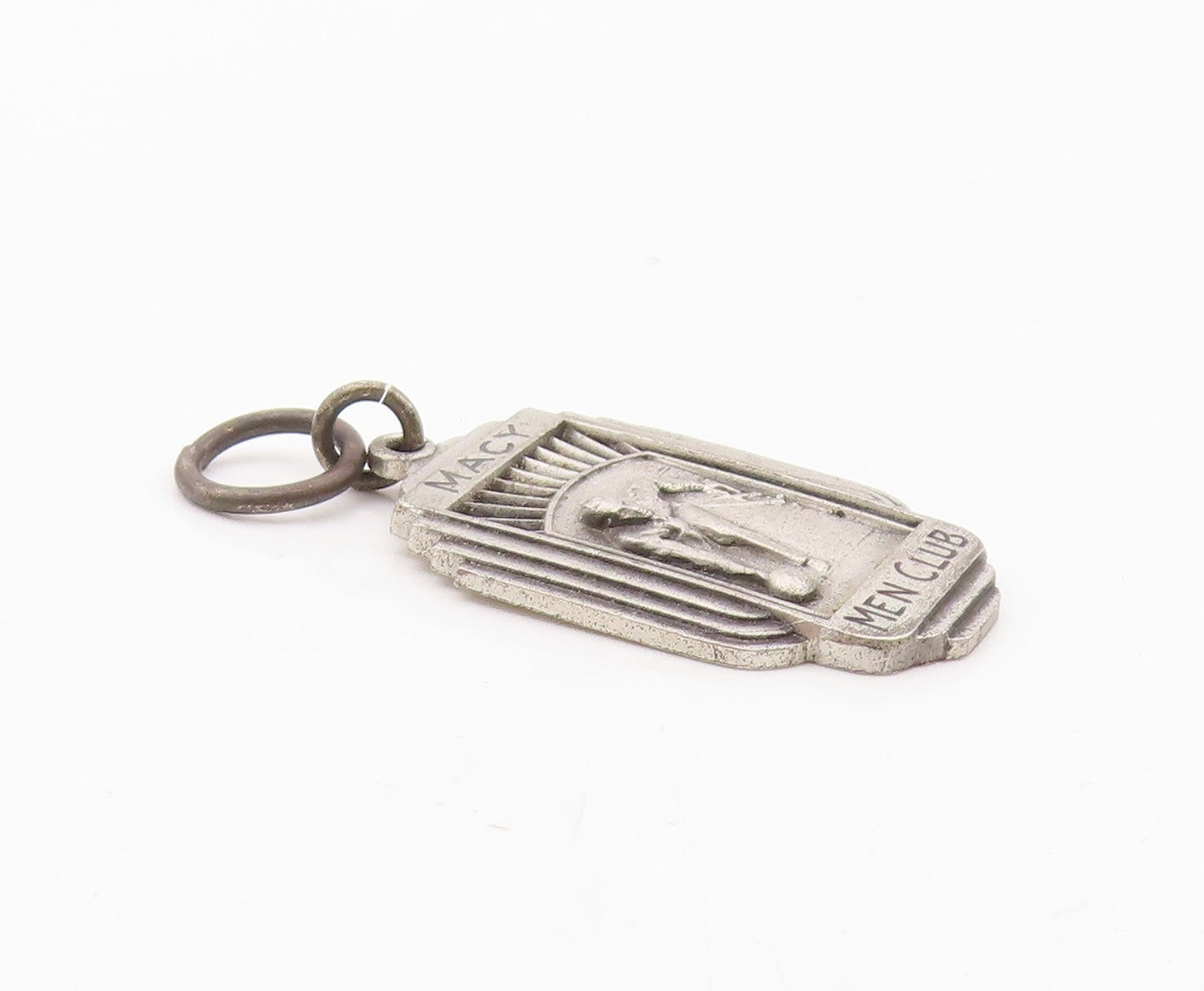 DIEGES & CLUST 925 Silver  Vintage Antique Men Club Bowling Pendant  PT16453