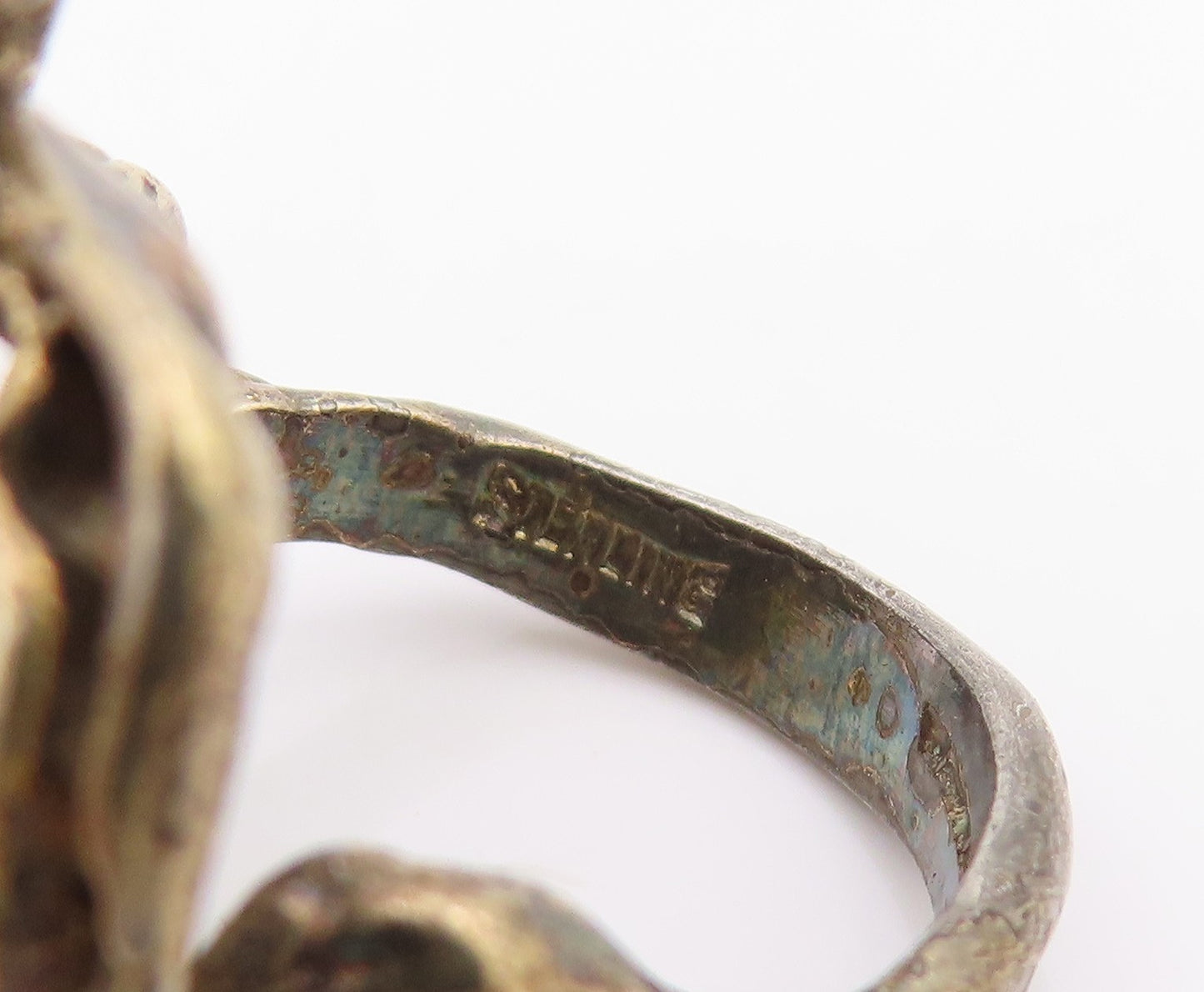 925 Sterling Silver Vintage Ring PANETTA Brutalist Tangled Band  Sz 6  RG34162