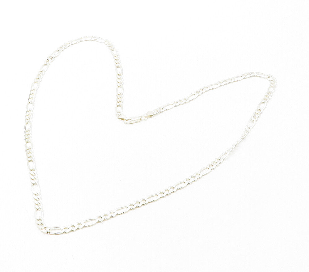 925 Sterling Silver  Shiny Polished Minimalist Curb Link Chain Necklace NE2689