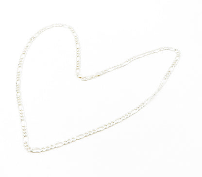 925 Sterling Silver  Shiny Polished Minimalist Curb Link Chain Necklace NE2689