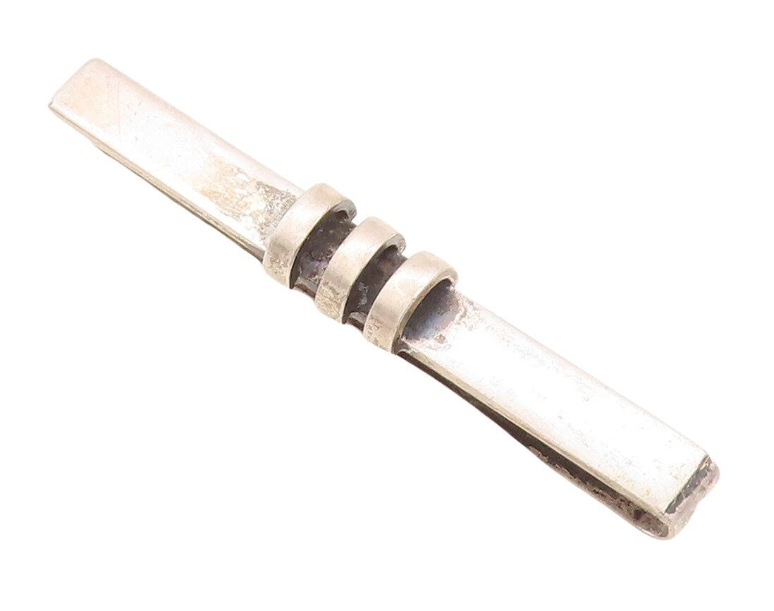 925 Sterling Silver Vintage Tie Clip EILER MARLOE DENMARK Solid Design  TR3787