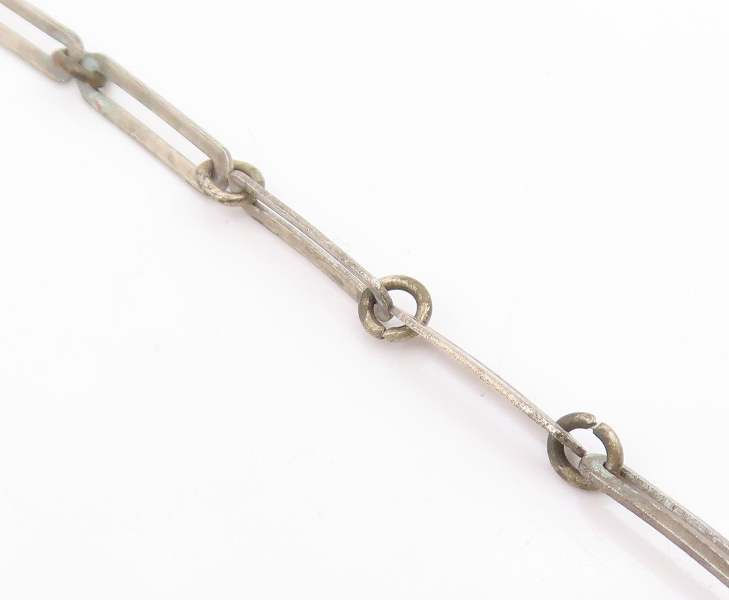 925 Sterling Silver Vintage Necklace ISRAEL Intricate Motif Design Choker NE4823