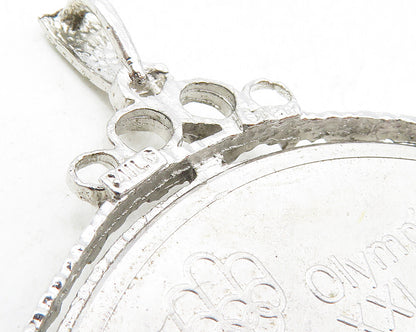 MILO 925 Sterling Silver  Vintage Canadian 10 Dollar Coin Drop Pendant  PT7875