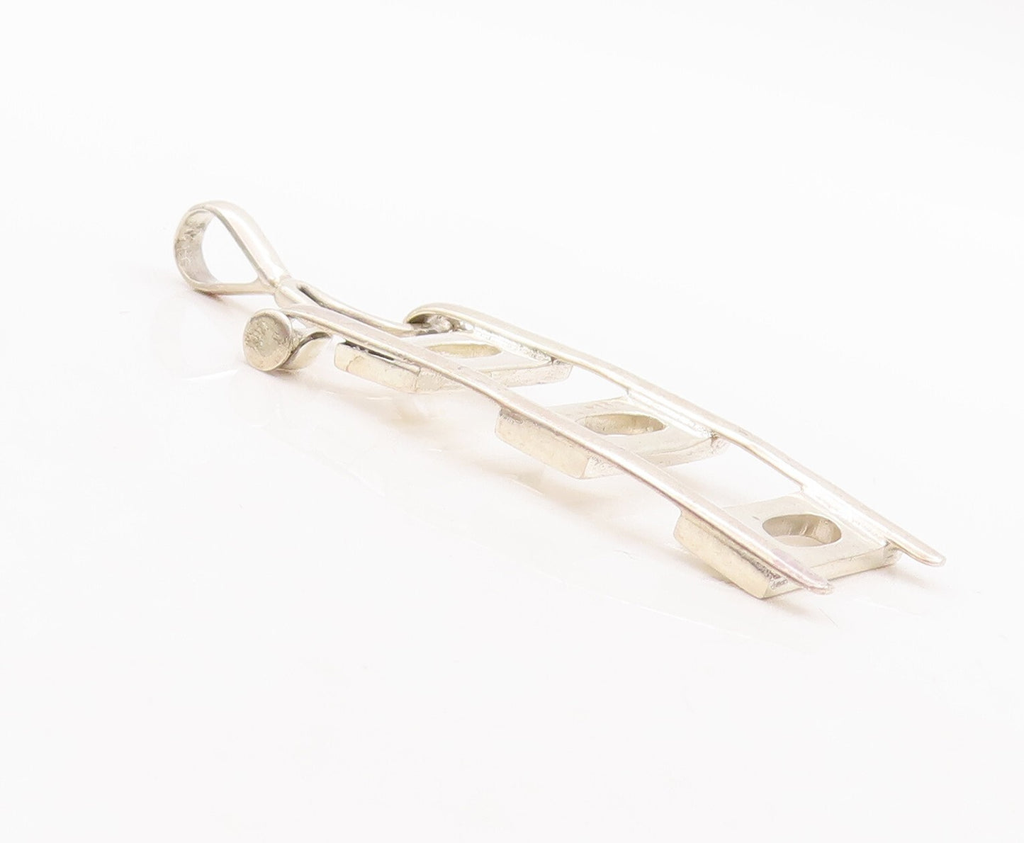 925 Sterling Silver Vintage Pendant Designer Solid Ladder  PT23436