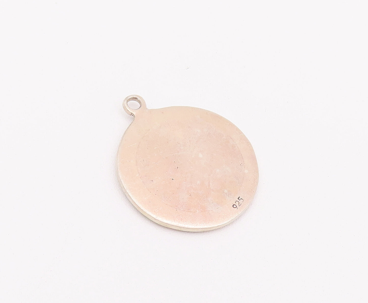 925 Sterling Silver Vintage Pendant St. Antony Coin Saint Of Lost Things PT22826