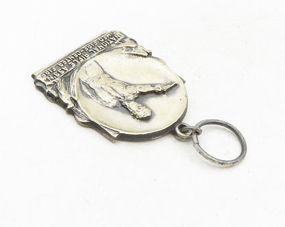 BLACKINTON 925 Silver  Vintage Antique National Rifle Ass'n Pendant  PT7880