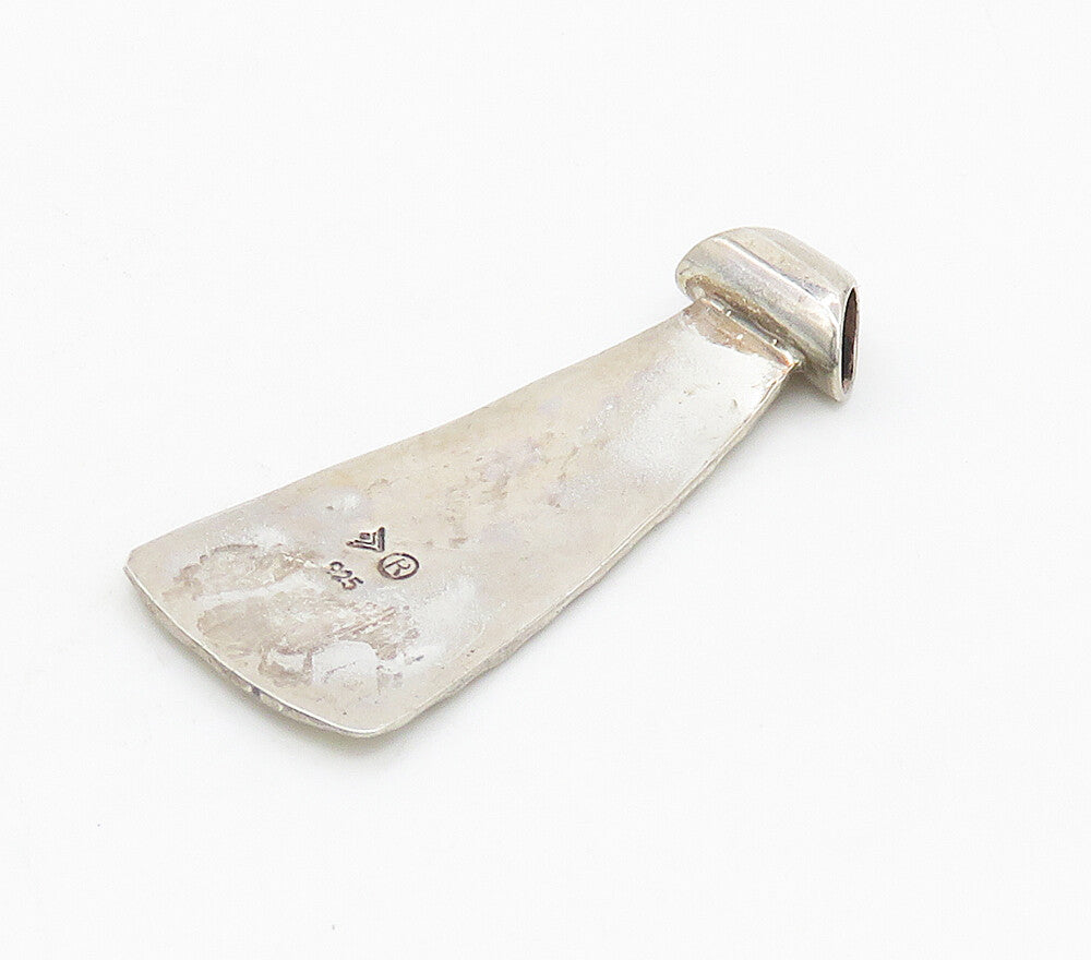 SILPADA 925 Sterling Silver  Vintage Shiny Hammered Slide Pendant  PT12246