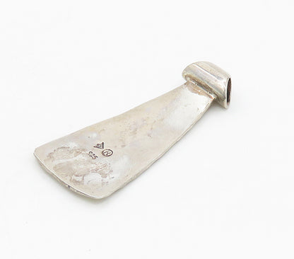 SILPADA 925 Sterling Silver  Vintage Shiny Hammered Slide Pendant  PT12246