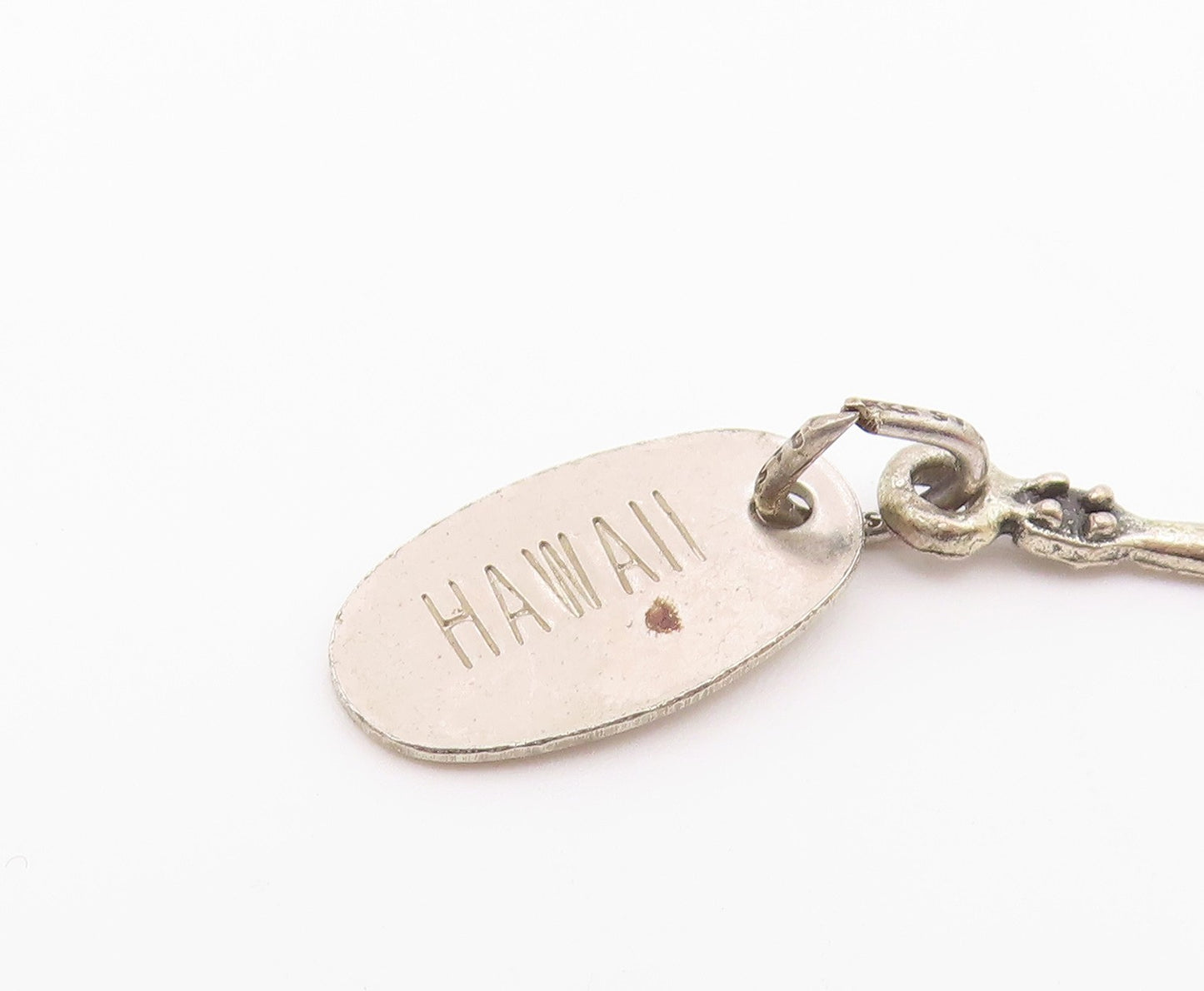 925 Sterling Silver  Vintage Petite Hawaii Ukelele Souvenir Pendant  PT16583