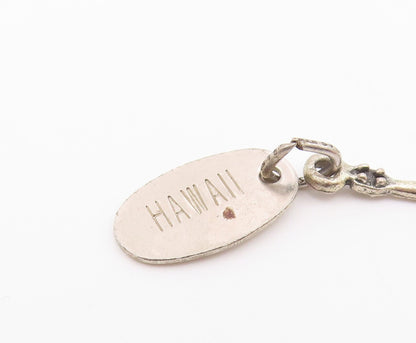 925 Sterling Silver  Vintage Petite Hawaii Ukelele Souvenir Pendant  PT16583