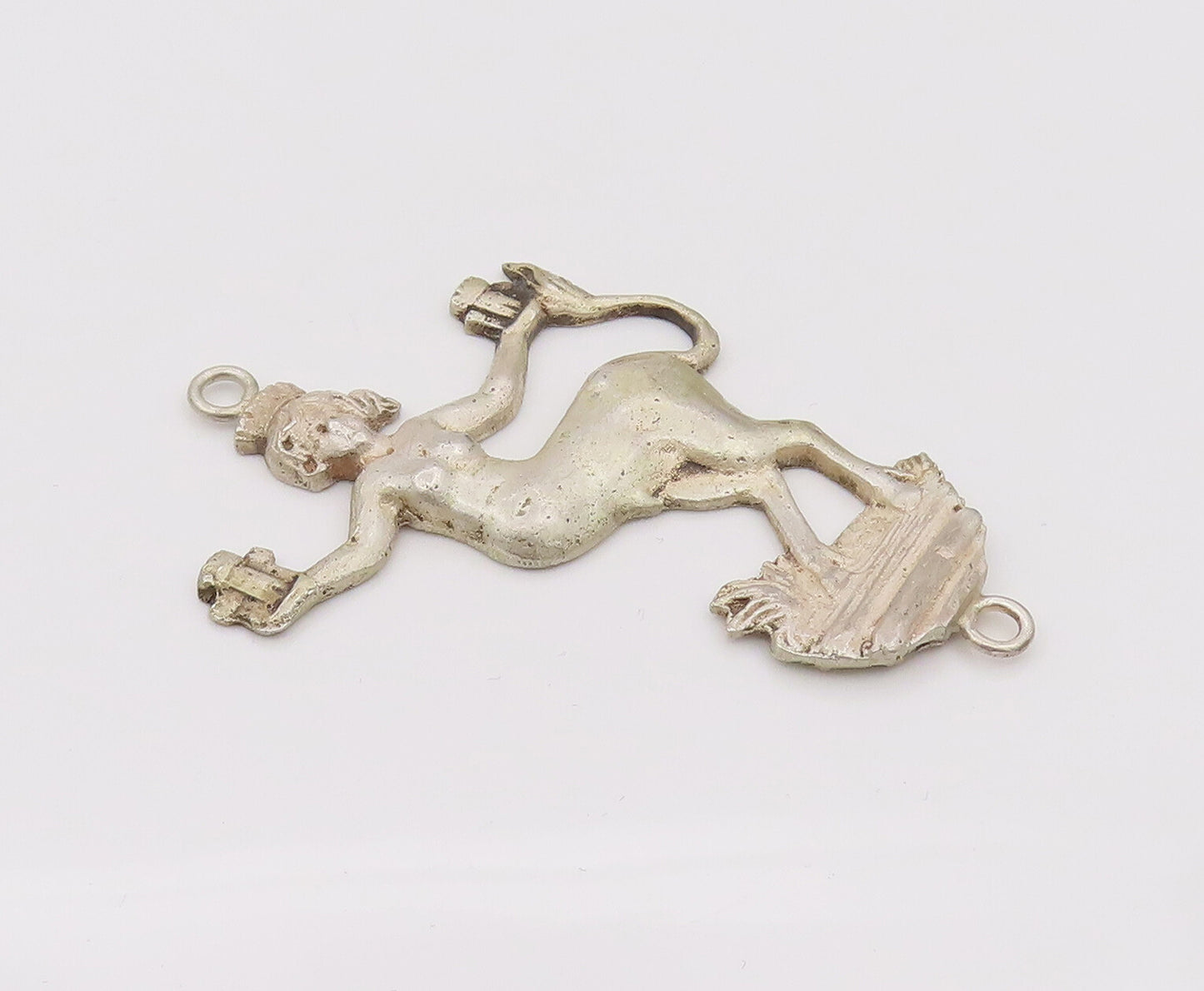 925 Sterling Silver Vintage Half Human & Horse Mythological Pendant PT22191