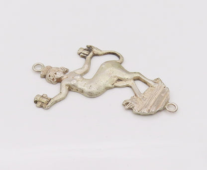 925 Sterling Silver Vintage Half Human & Horse Mythological Pendant PT22191