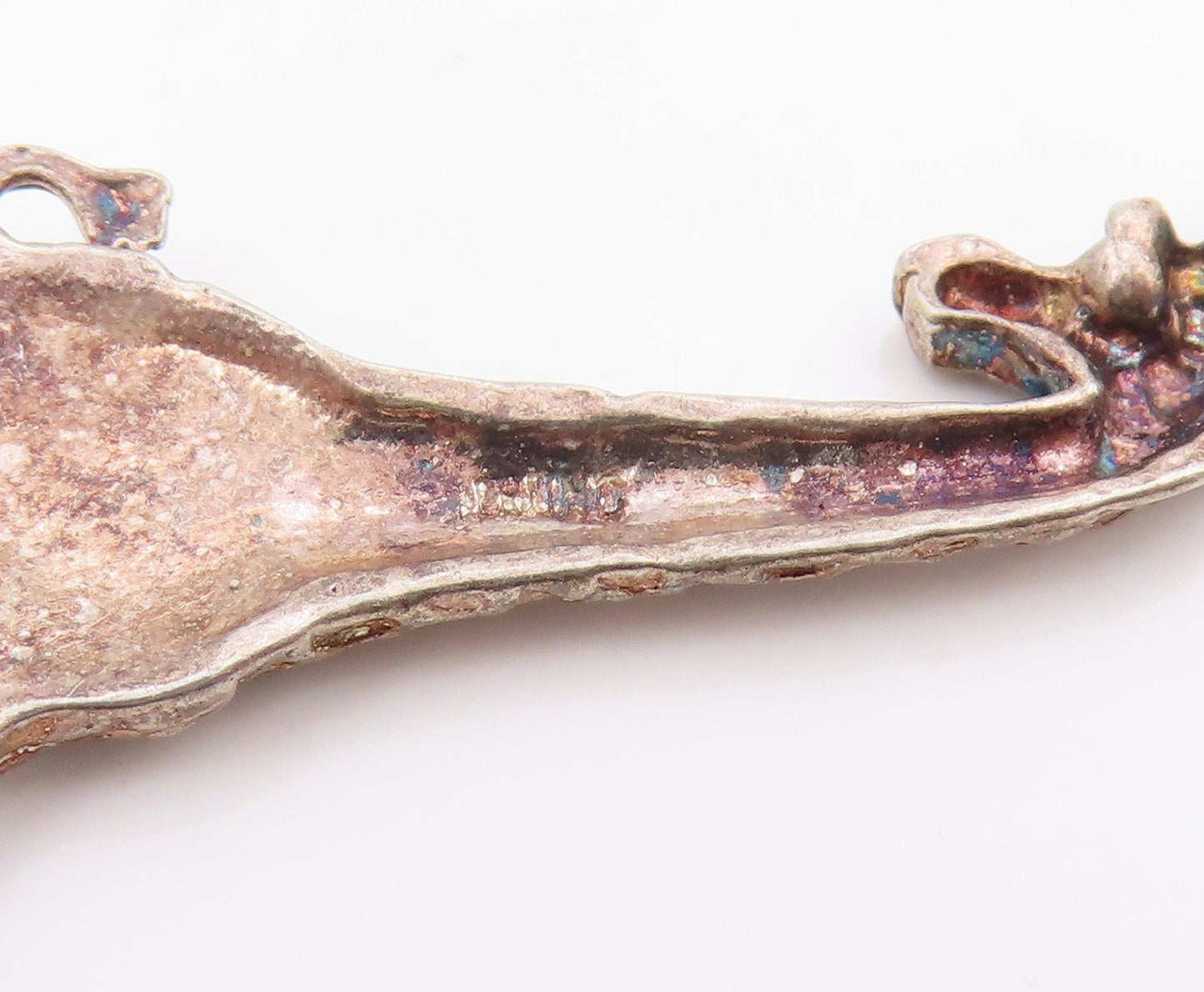 925 Sterling Silver Vintage Pendant Miniature Giraffe Cutout Figure  PT26061