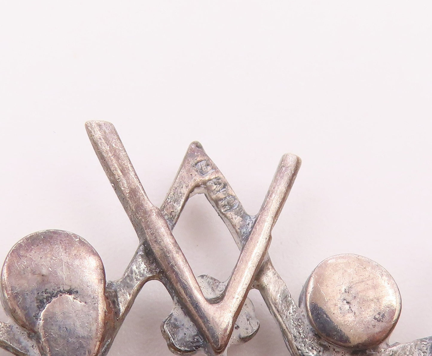925 Sterling Silver  Vintage Petite Yellow Stone Floral Brooch Pin  BP6498