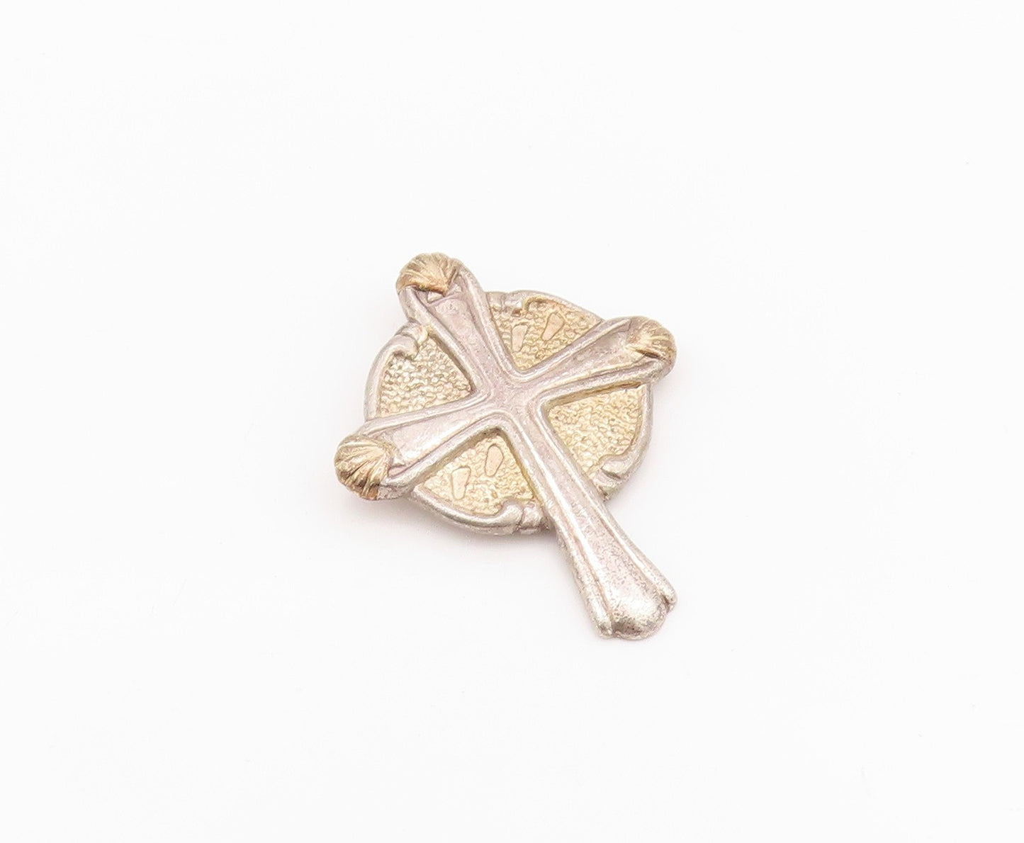 925 Sterling Silver Vintage Pendant GORHAM Antique Religious Cross  PT24250