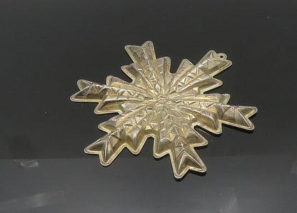 GORHAM 925 Sterling Silver Vintage Antique Christmas Snowflake Pendant PT16630