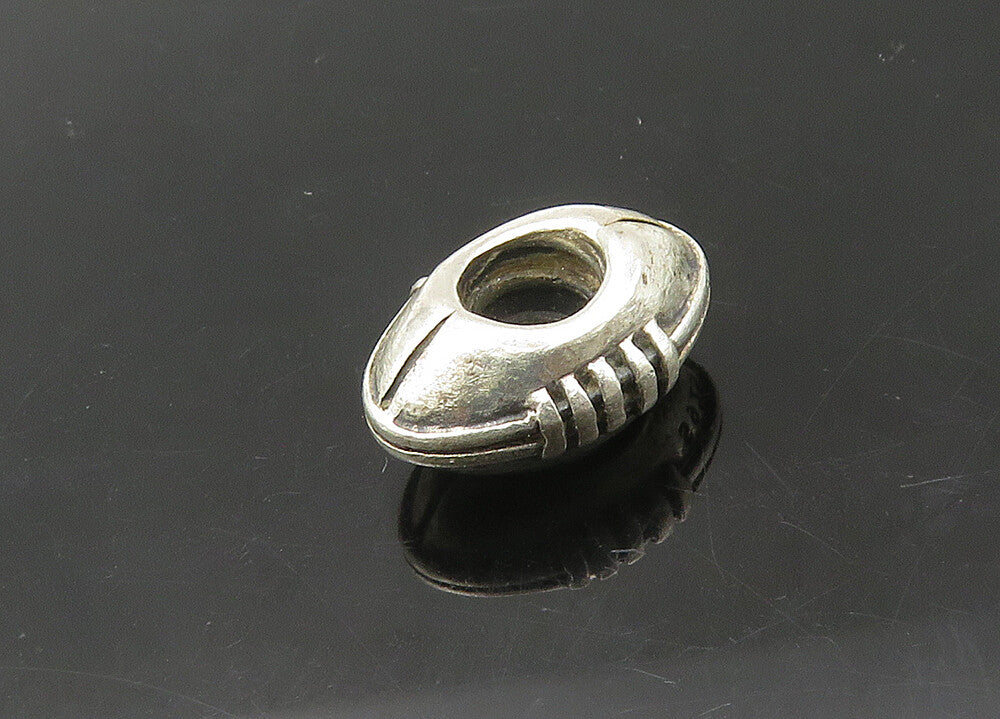 PANDORA 925 Sterling Silver   Vintage Petite Football Slide Pendant  PT18293