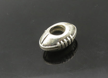 PANDORA 925 Sterling Silver   Vintage Petite Football Slide Pendant  PT18293