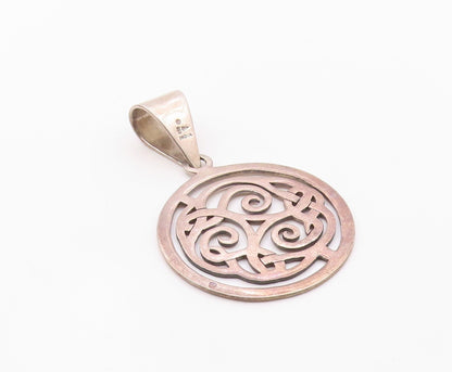 SILPADA 925 Sterling Silver  Vintage Open Triskelion Design Pendant  PT11224
