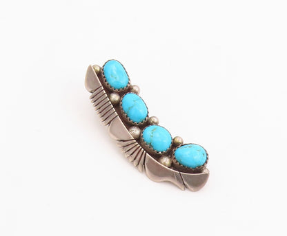 925 Sterling Silver Vintage Earrings NAVAJO ZUNI Gemstone Single Lot  EG14290