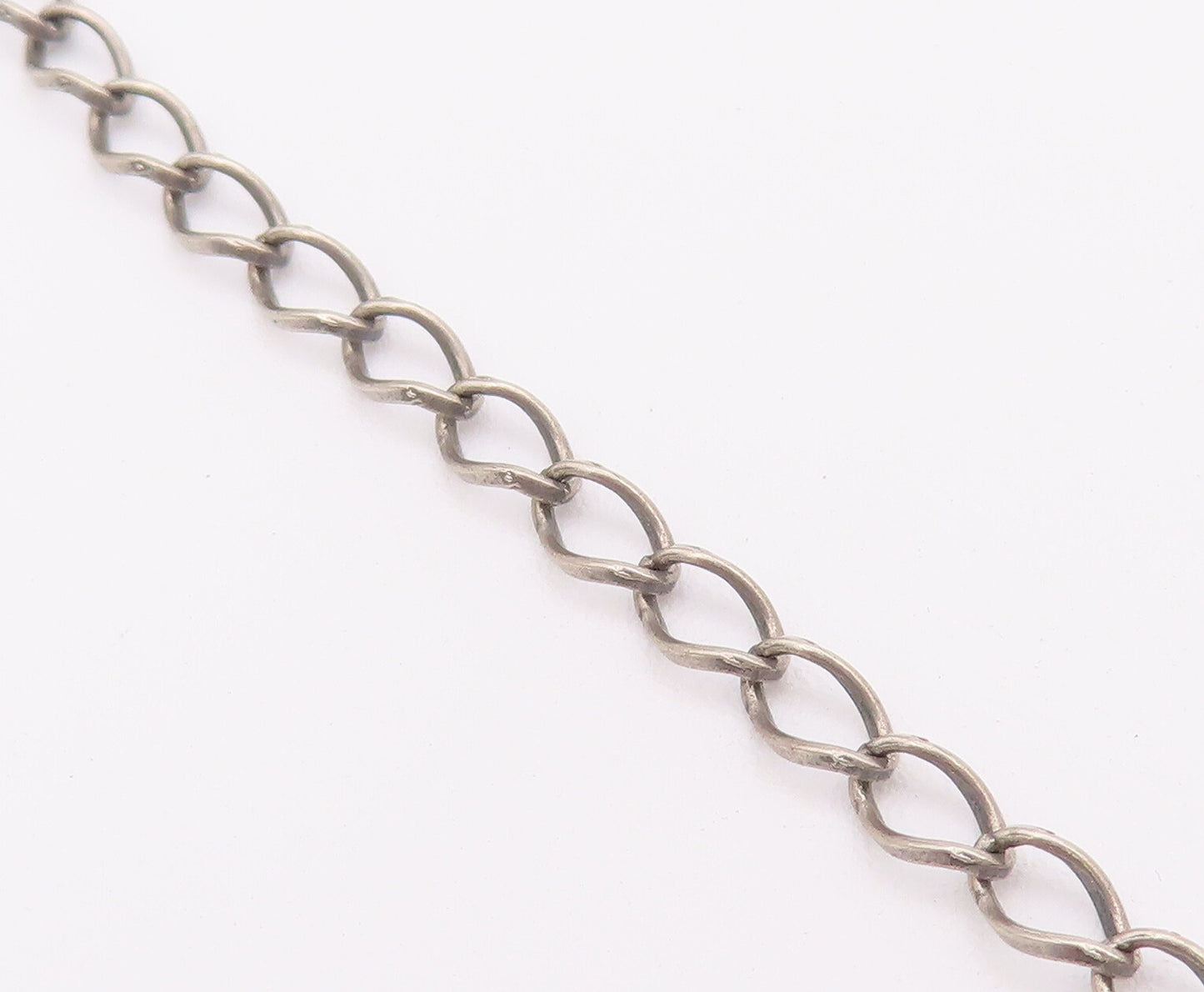 925 Sterling Silver Vintage Necklace SILPADA Etched Circular Chanie Glass NE4237