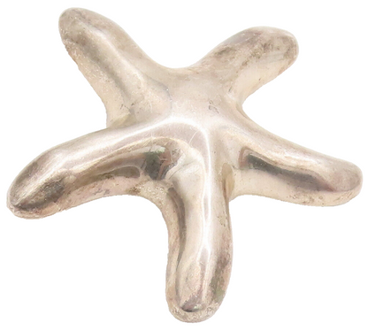 BAYANIHAN 925 Sterling Silver  Vintage Solid Dancing Star Brooch Pin  BP10506