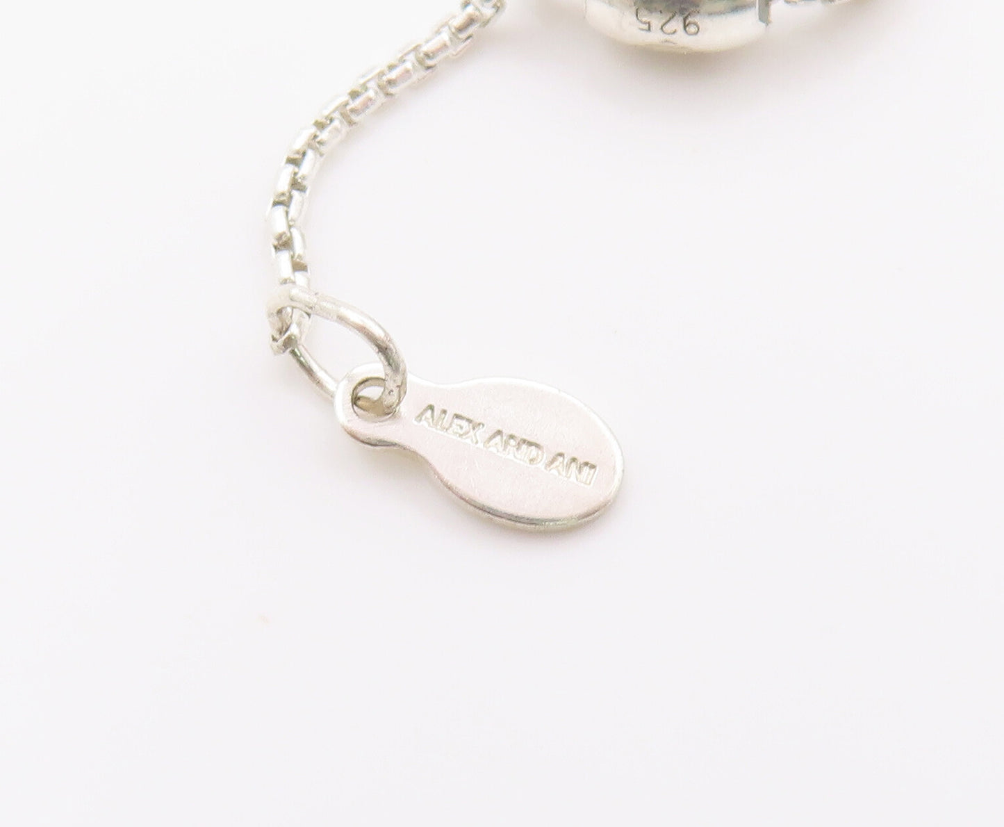 925 Sterling Silver Vintage Bracelet ALEX & ANI DISNEY Enameled Message  BT10347