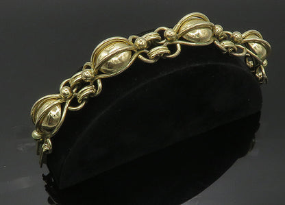 NAPIER 925 Sterling Silver  Vintage Rare Modernist Chain Bracelet  BT8421