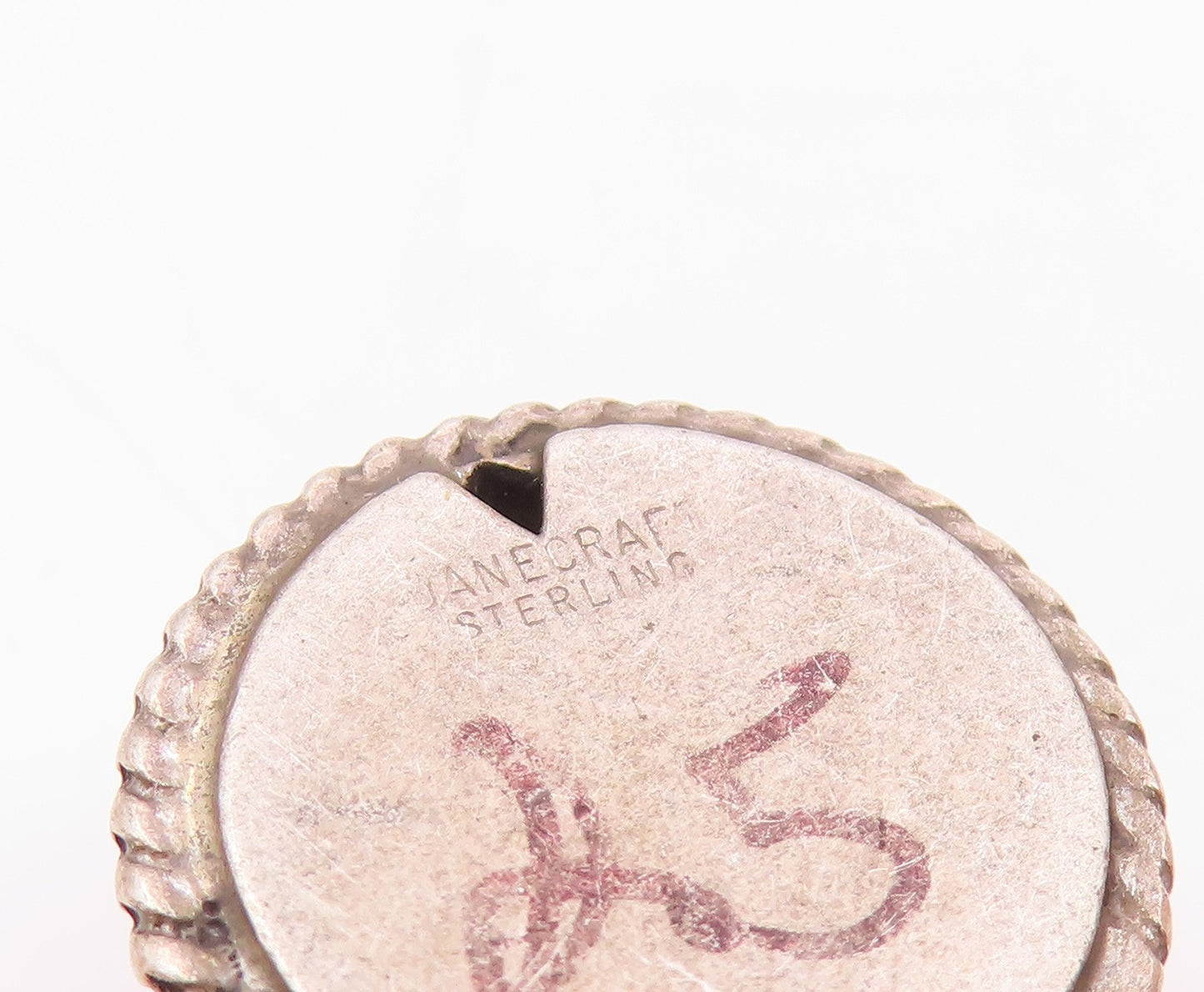DANECRAFT 925 Sterling Silver  Vintage Happy Birthday Cake Pendant  PT17721