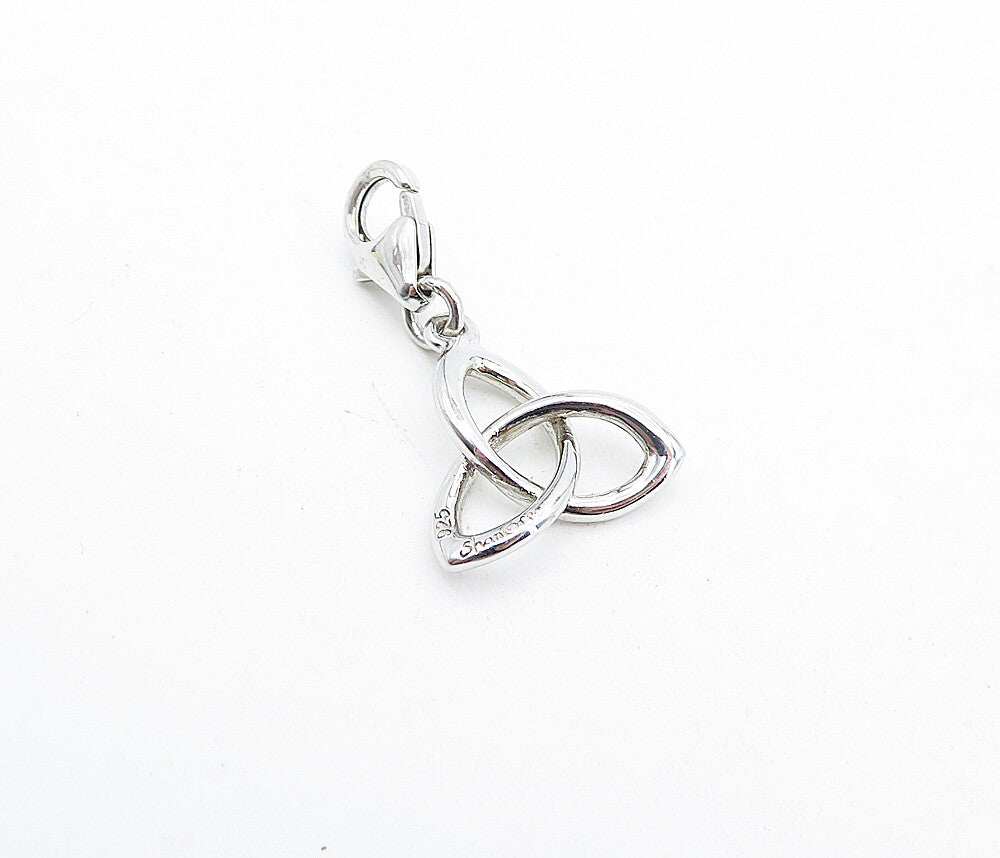 SHANORE 925 Sterling Silver  Vintage Petite Shiny Celtic Knot Pendant  PT3188
