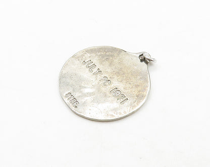925 Sterling Silver  Vintage Apollo 15 Spacecraft 1971 Pendant  PT15516
