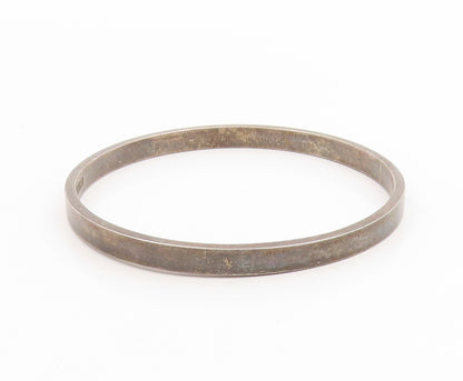 925 Sterling Silver Vintage Bracelet DENMARK Minimalist Classic Bangle  BT12032