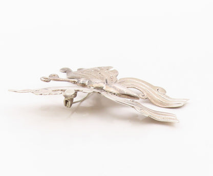 925 Sterling Silver Vintage Brooch Pin TAXCO MEXICO Modernist Butterfly  BP12555