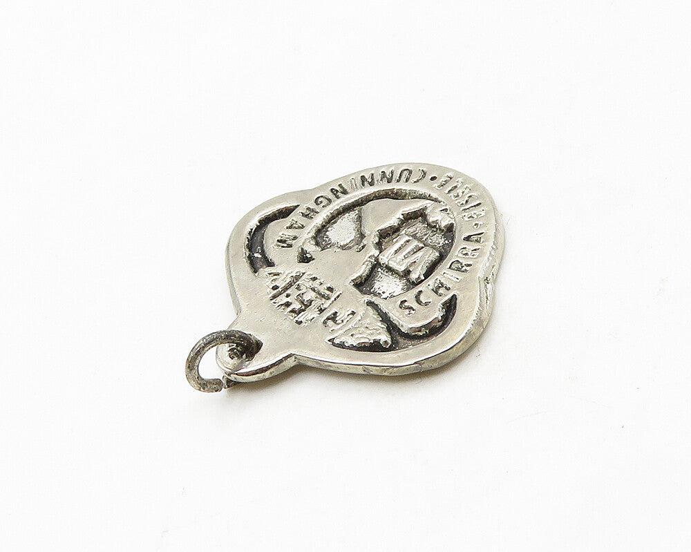 925 Sterling Silver  Vintage Apollo 7 Spacecraft 1968 Drop Pendant  PT15520