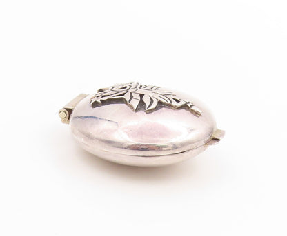 925 Sterling Silver Vintage Pill Box EMILIA CASTILLO Fairy Trinket OPENS  TR4106