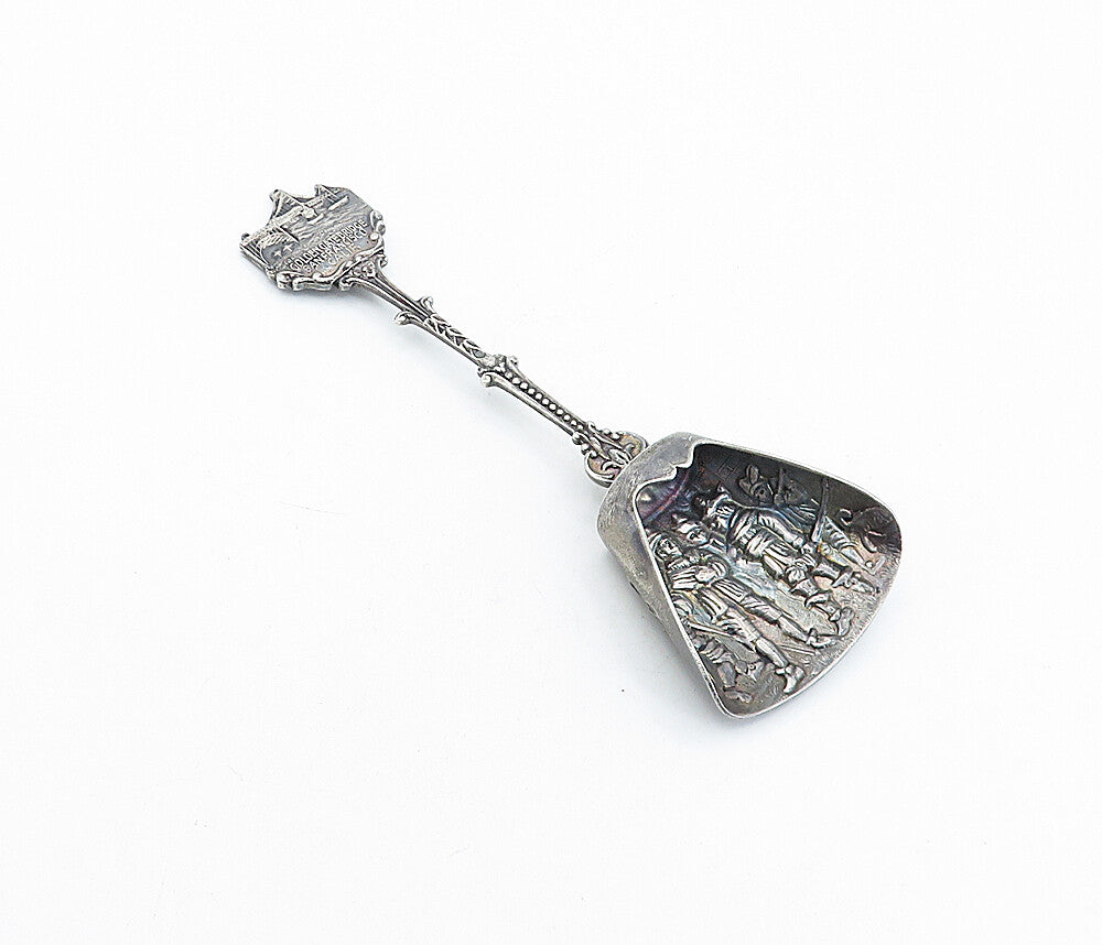 HOLLAND 925 Silver  Vintage Antique Golden Gate Bridge Sugar Spoon  TR1126